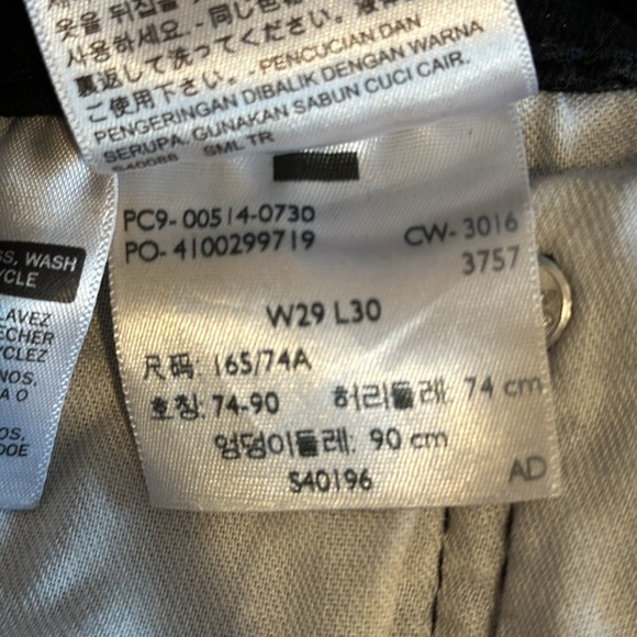 LEVI STRAUSS & CO 514 Jeans black W29 L30 - Picture 6 of 6